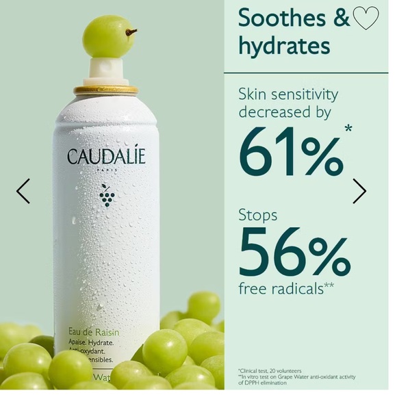 Caudalie Grape Water Moisturizing Face Mist - Picture 5 of 9